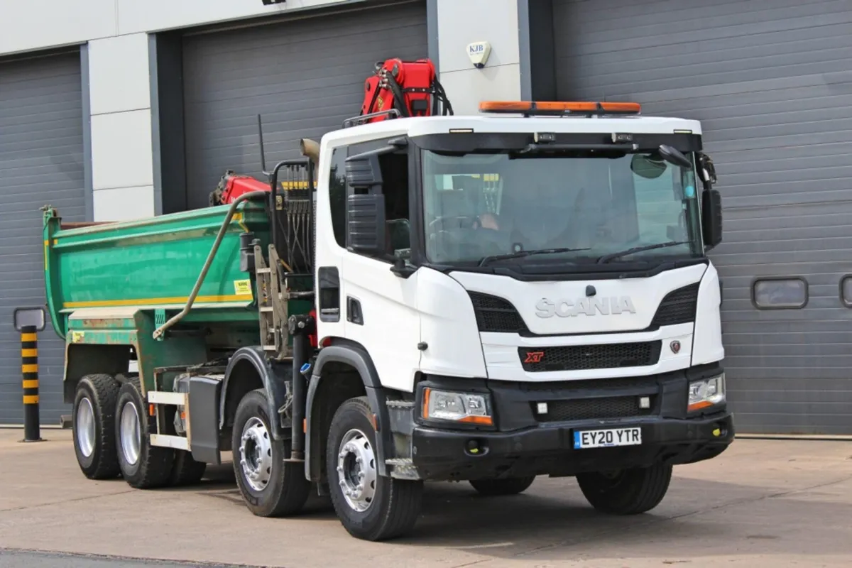 2020 SCANIA P410 XT 8X4 TIPPER GRAB, - Image 1