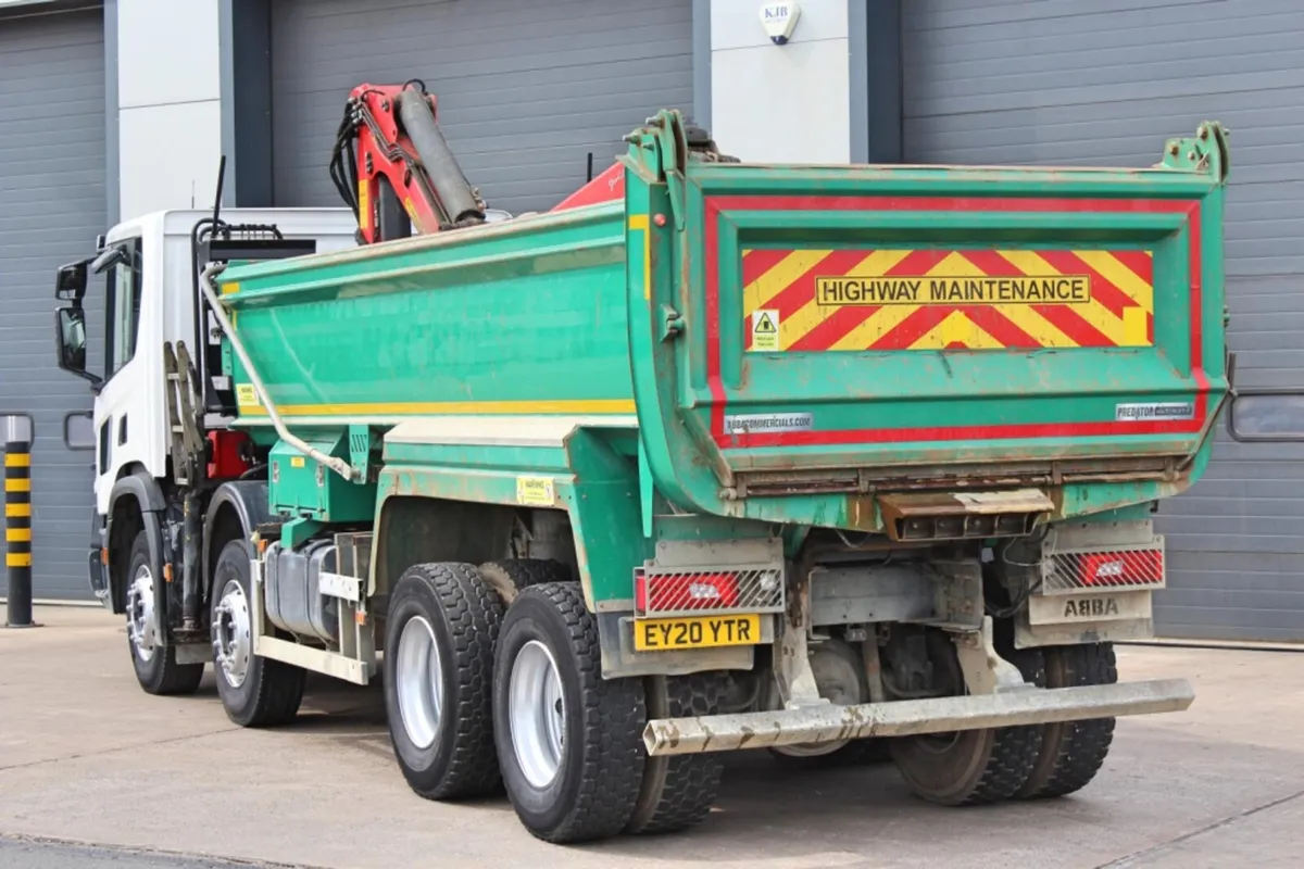 2020 SCANIA P410 XT 8X4 TIPPER GRAB, - Image 4
