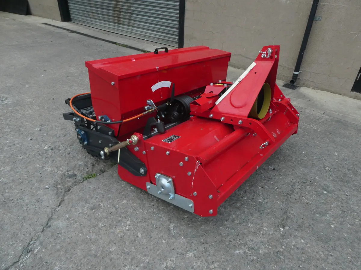 Winton Stone burier with grass seed box - Image 2