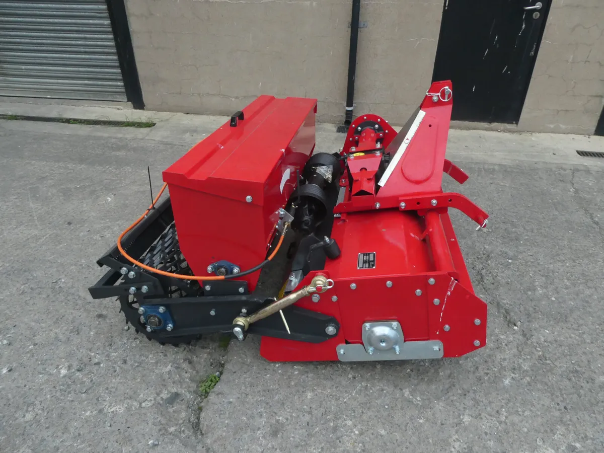 Winton Stone burier with grass seed box - Image 3