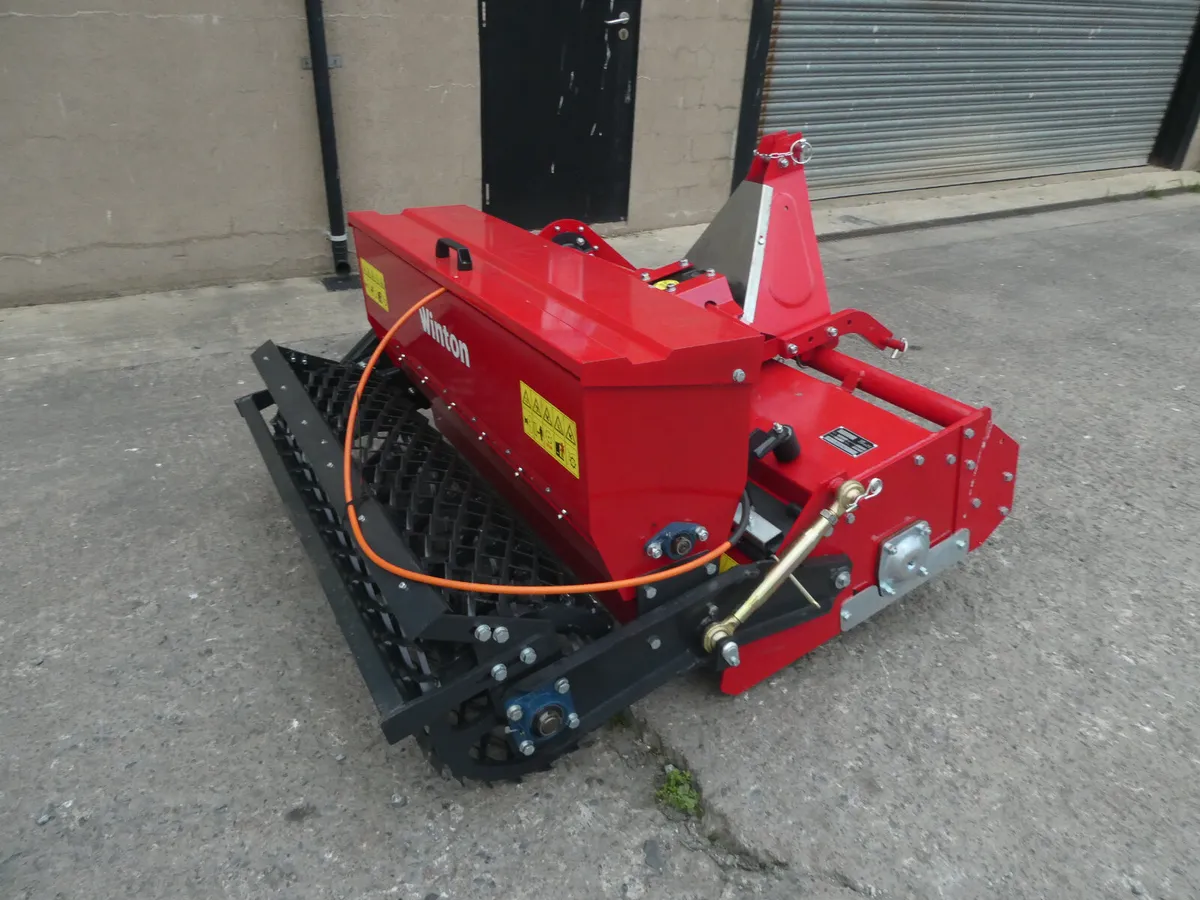 Winton Stone burier with grass seed box - Image 4