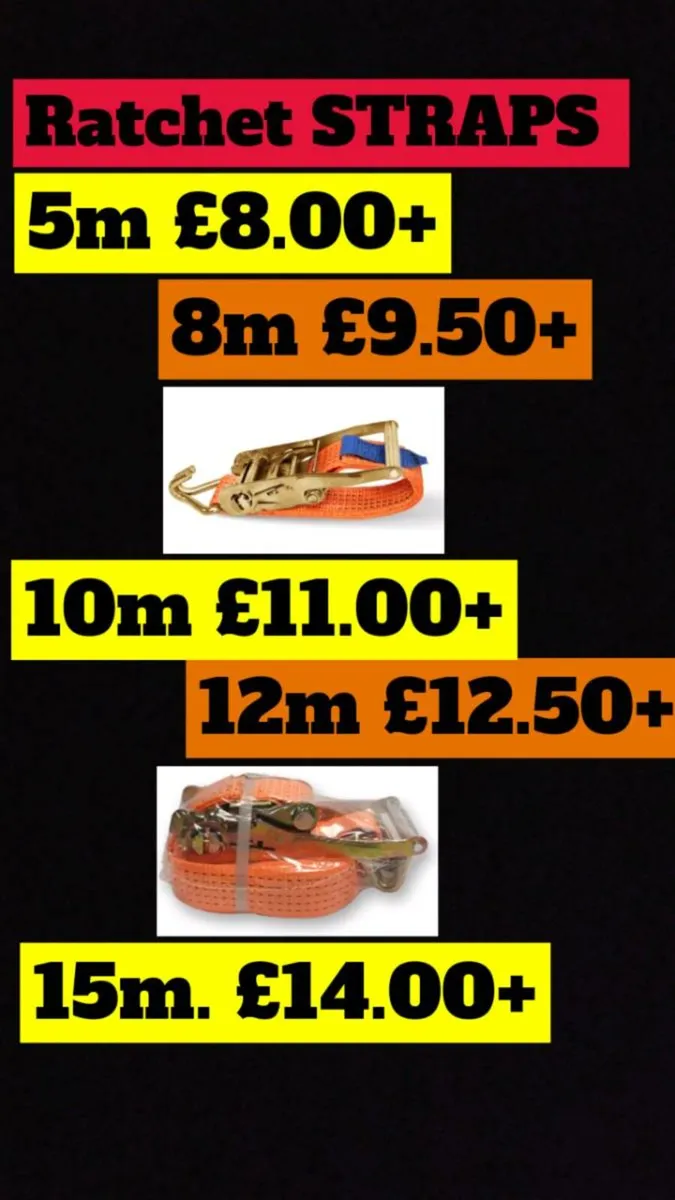 Ratchet straps - Image 1
