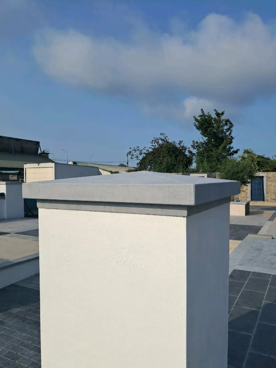 Limestone Pier Caps and Wall Cappjng - Image 4