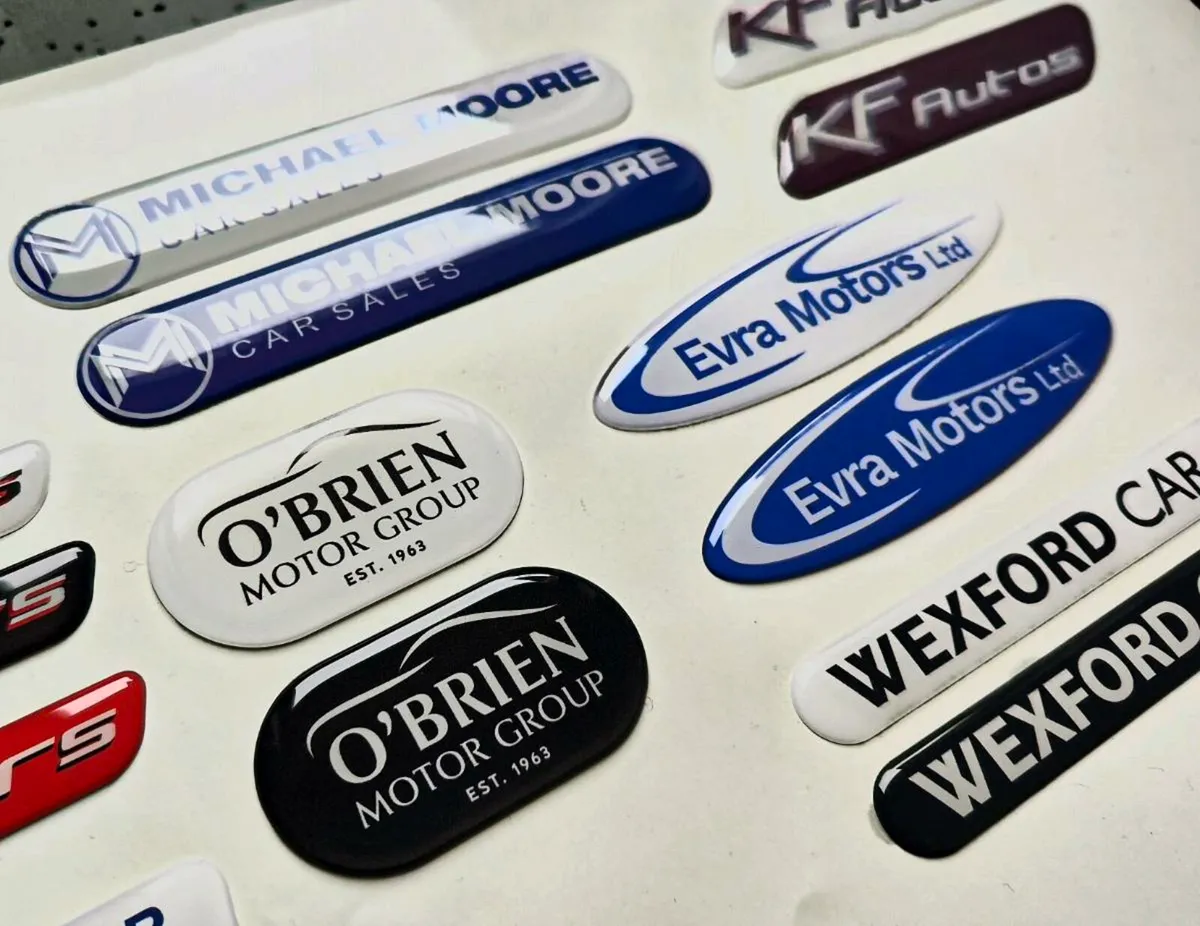 3D Gel adhesive domed stickers Resin domed Labels - Image 1