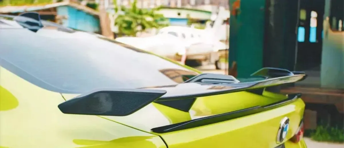 Bmw M3 G80 M4 G82 gloss black boot spoiler - Image 2