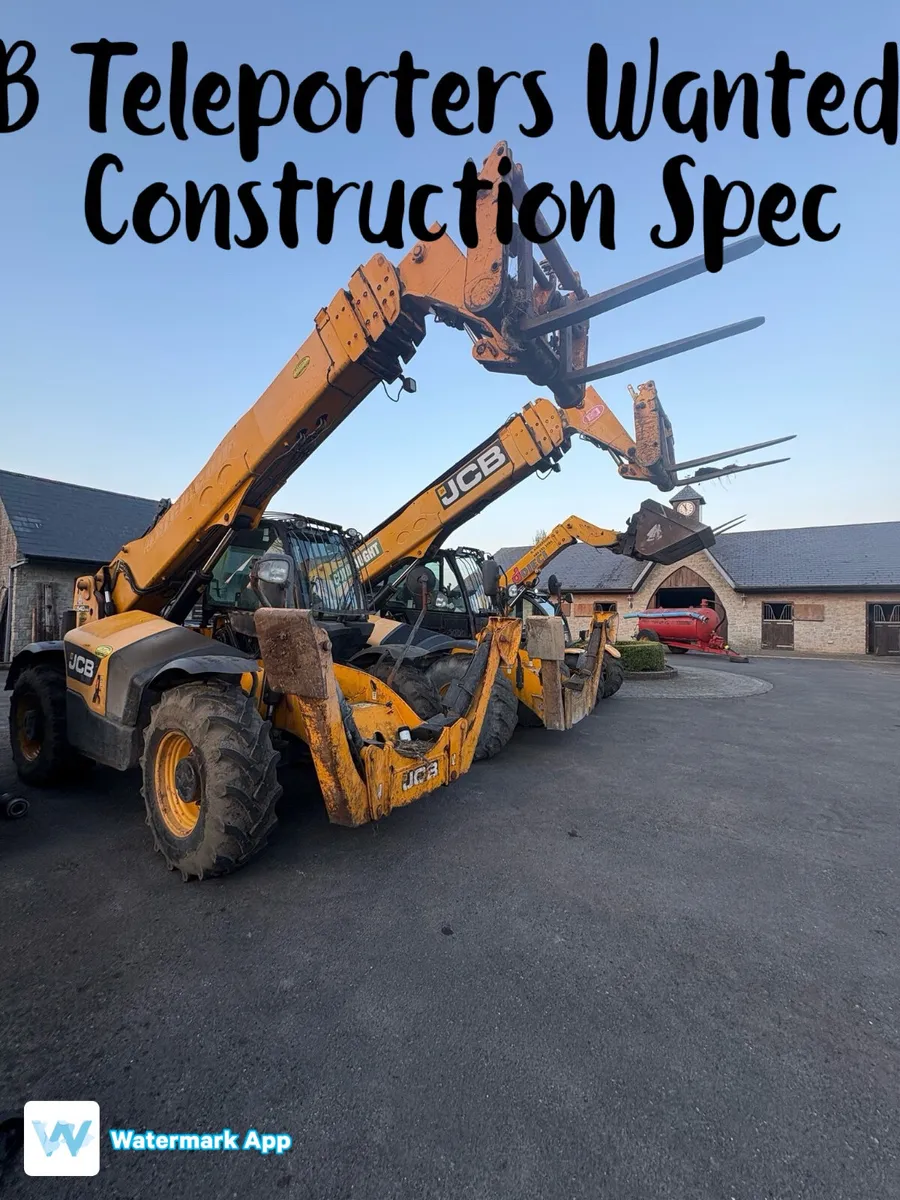 JCB teleporters construction spec wanted