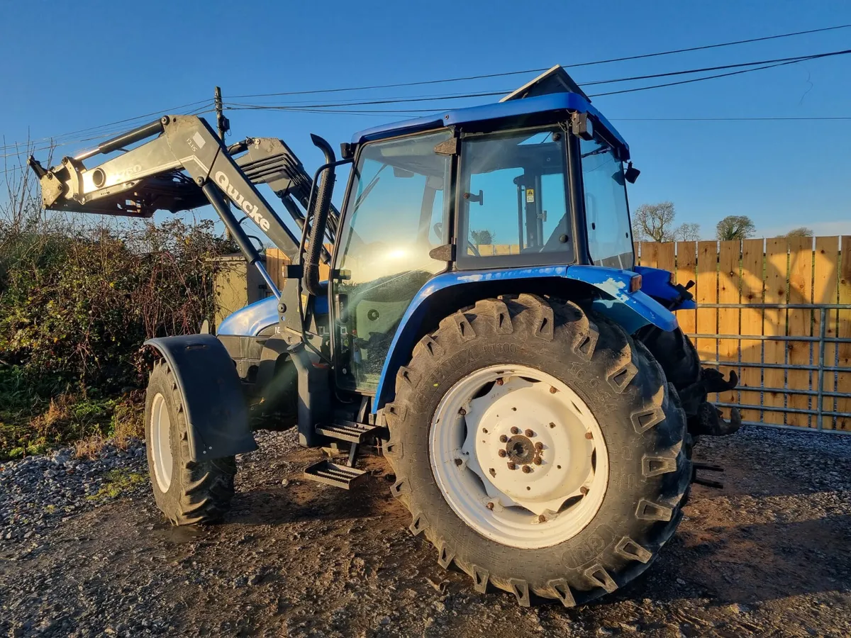 New Holland TL 100 c/w Quicke q750 - Image 3