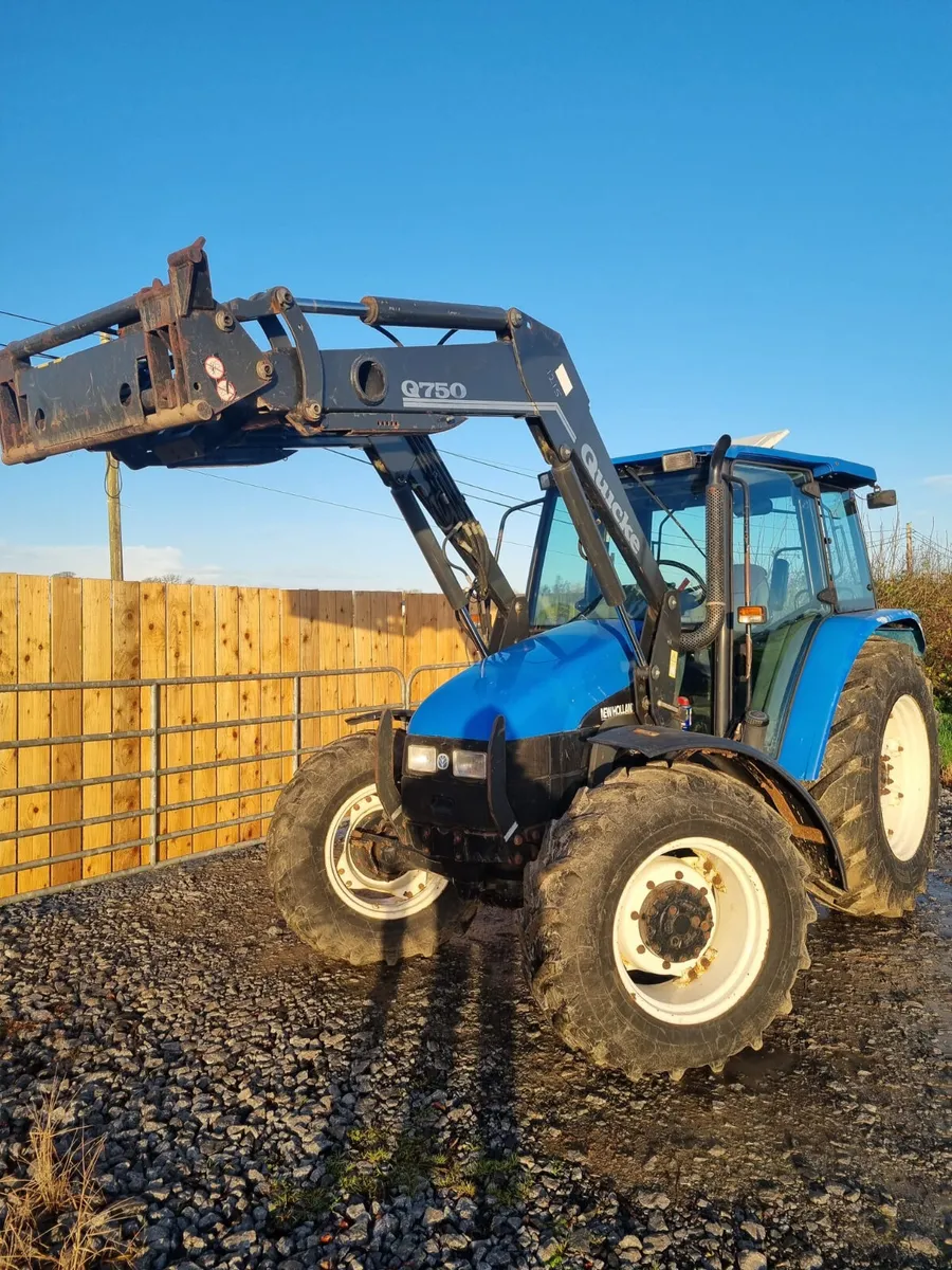 New Holland TL 100 c/w Quicke q750 - Image 1