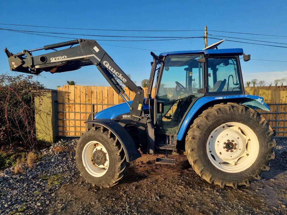 New Holland TL 100 c/w Quicke q750 - Image 4