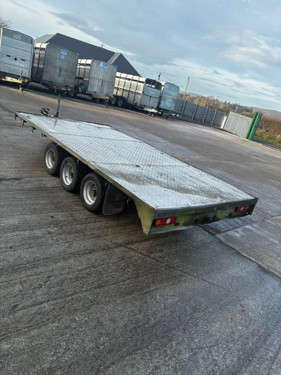 12x6ft 6 tri axel flat bed - Image 4