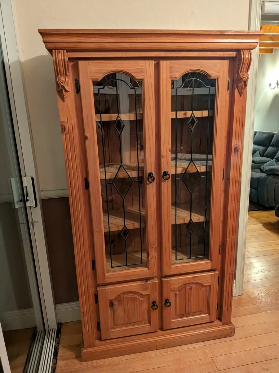 Solid Wood Display Cabinet - Image 3
