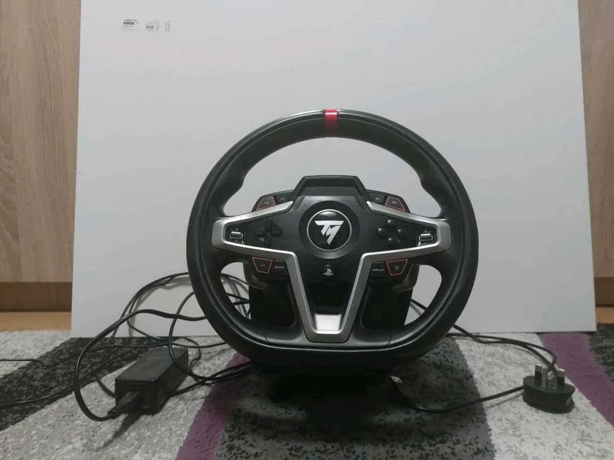 T248 Thrustmaster wheel and Raceline pedals - Image 4