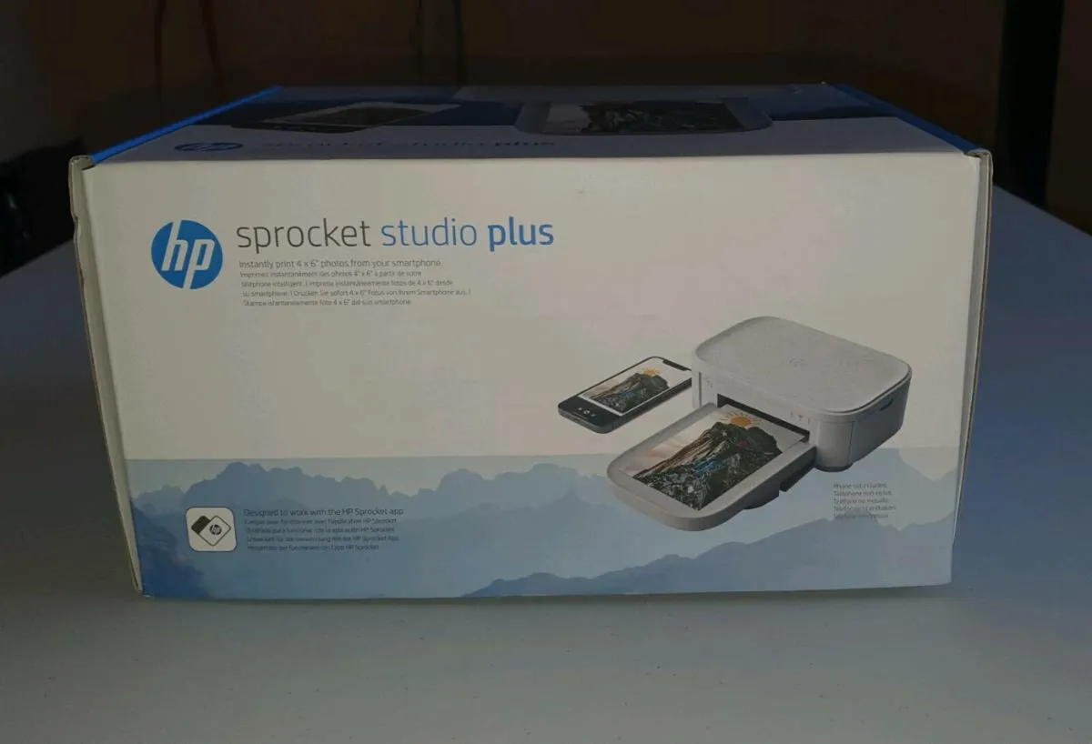 Brand NEW HP Sprocket Studio Plus Photo Printer - Image 2