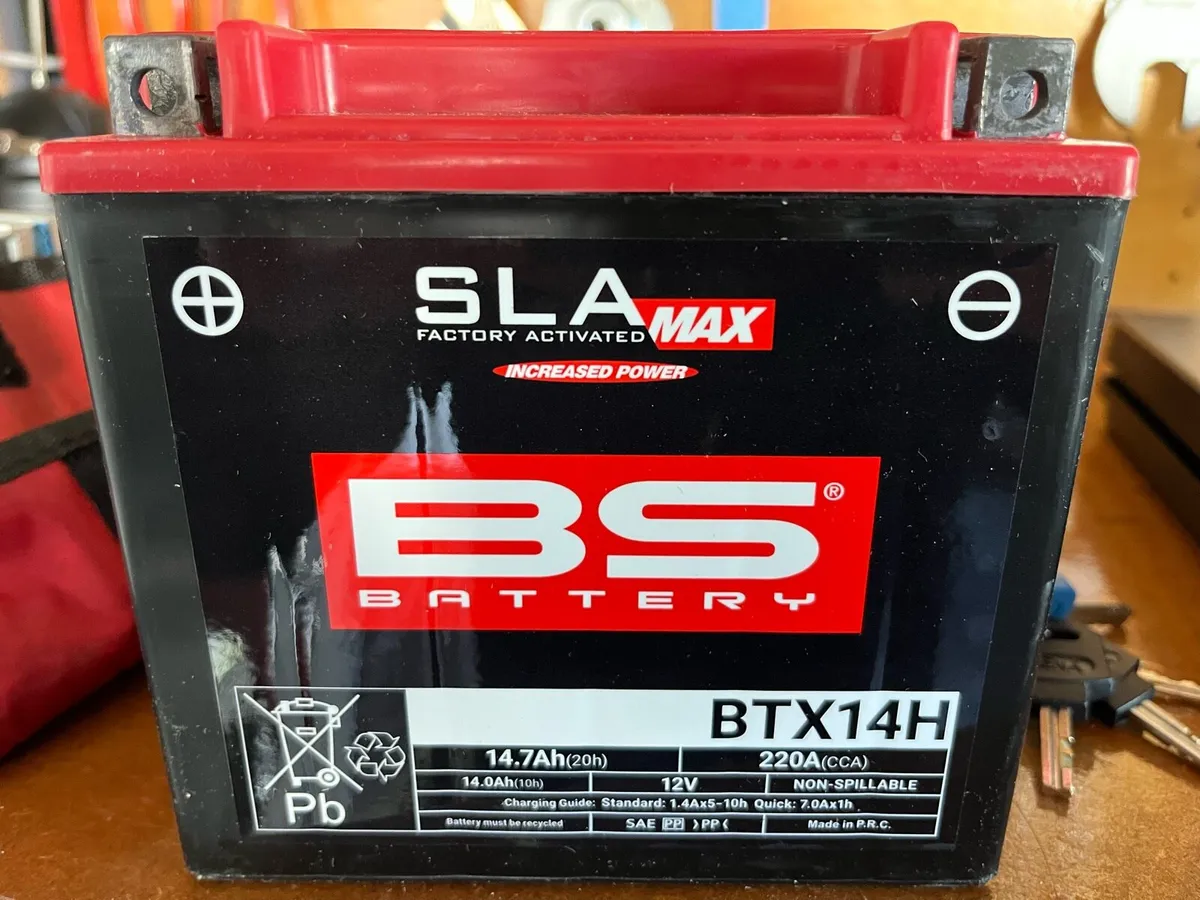 BS SLA-Max (BTX-14H) motorcycle battery - Image 2