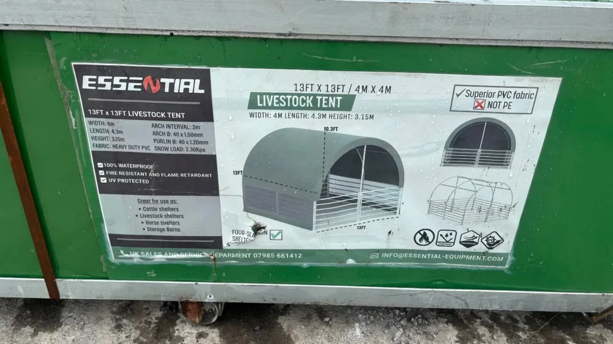 Essential 13ft x 13ft Livestock Tent - Image 1