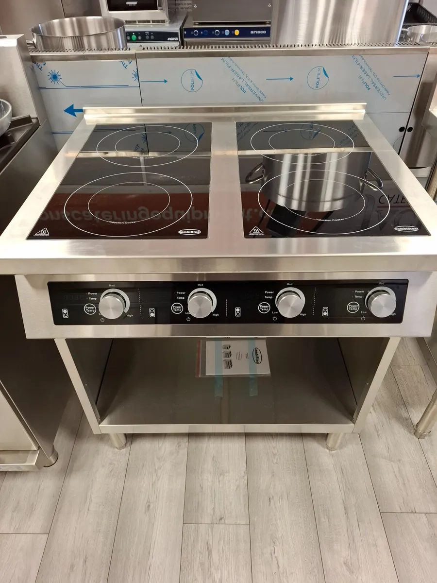 Commercial 4 Ring Induction Hob - Image 1