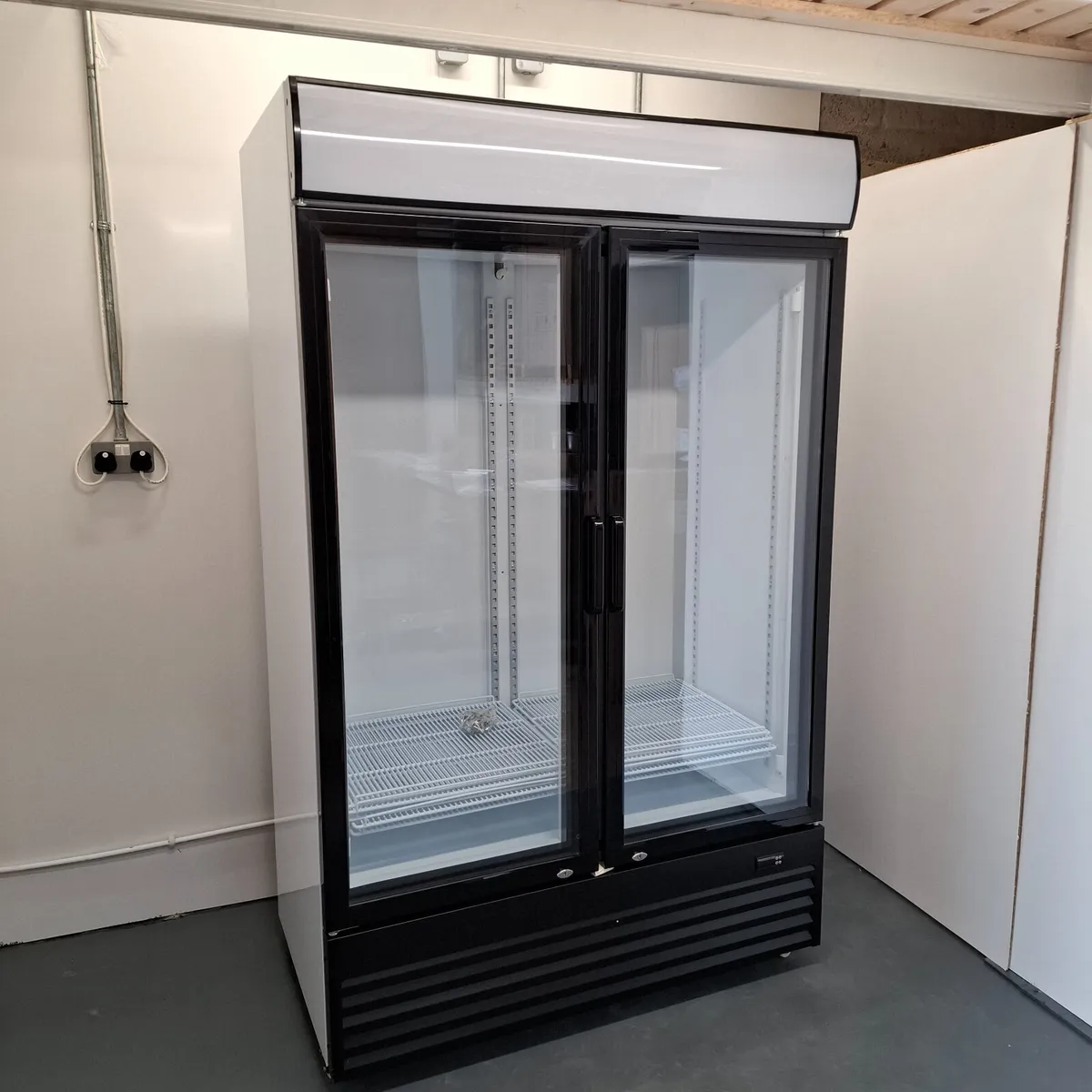 Commercial Double Door Display Refrigerator - Image 1