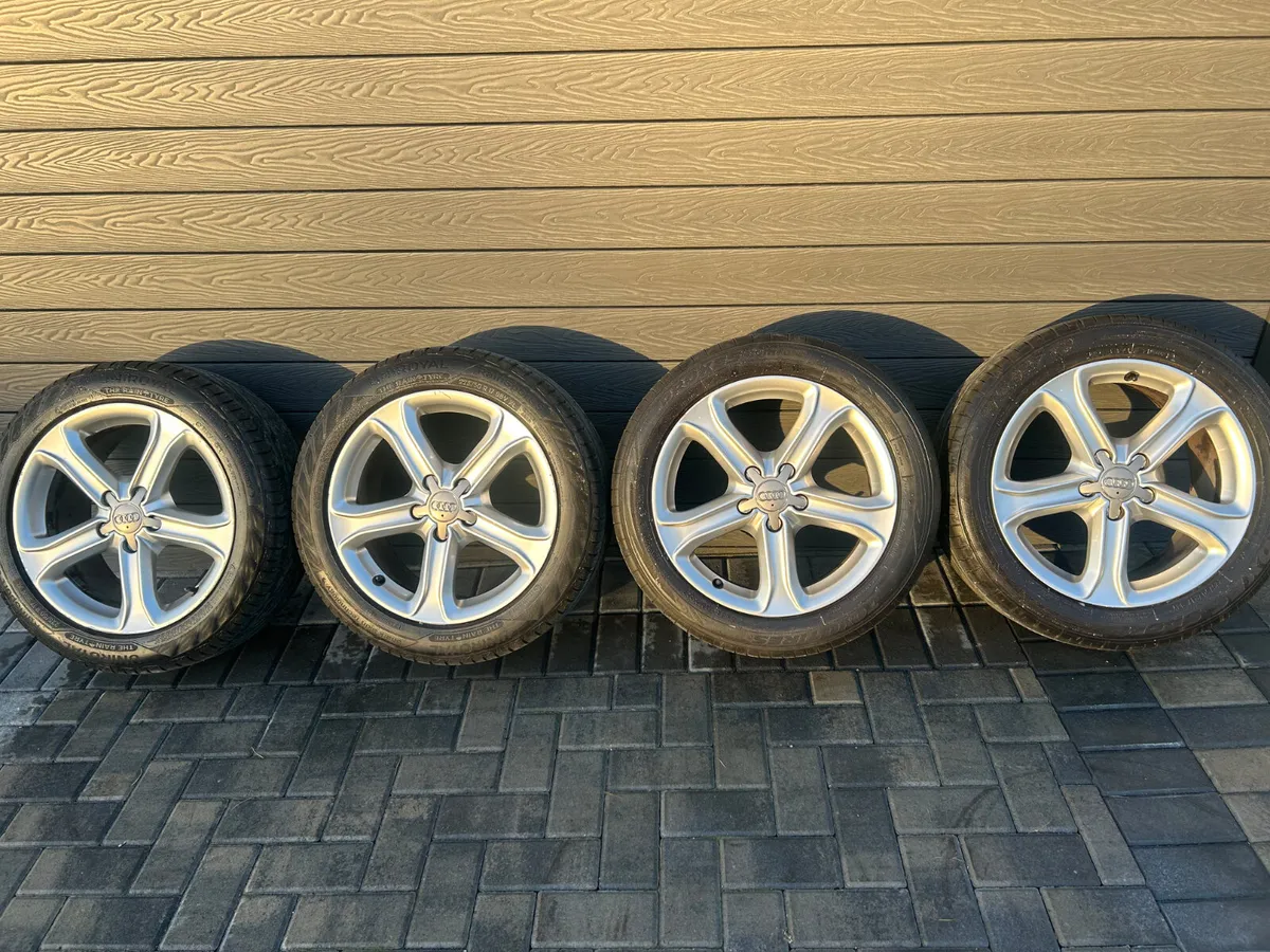 17” GENUINE AUDI S-LINE  ALLOY WHEELS & TYRES - Image 2