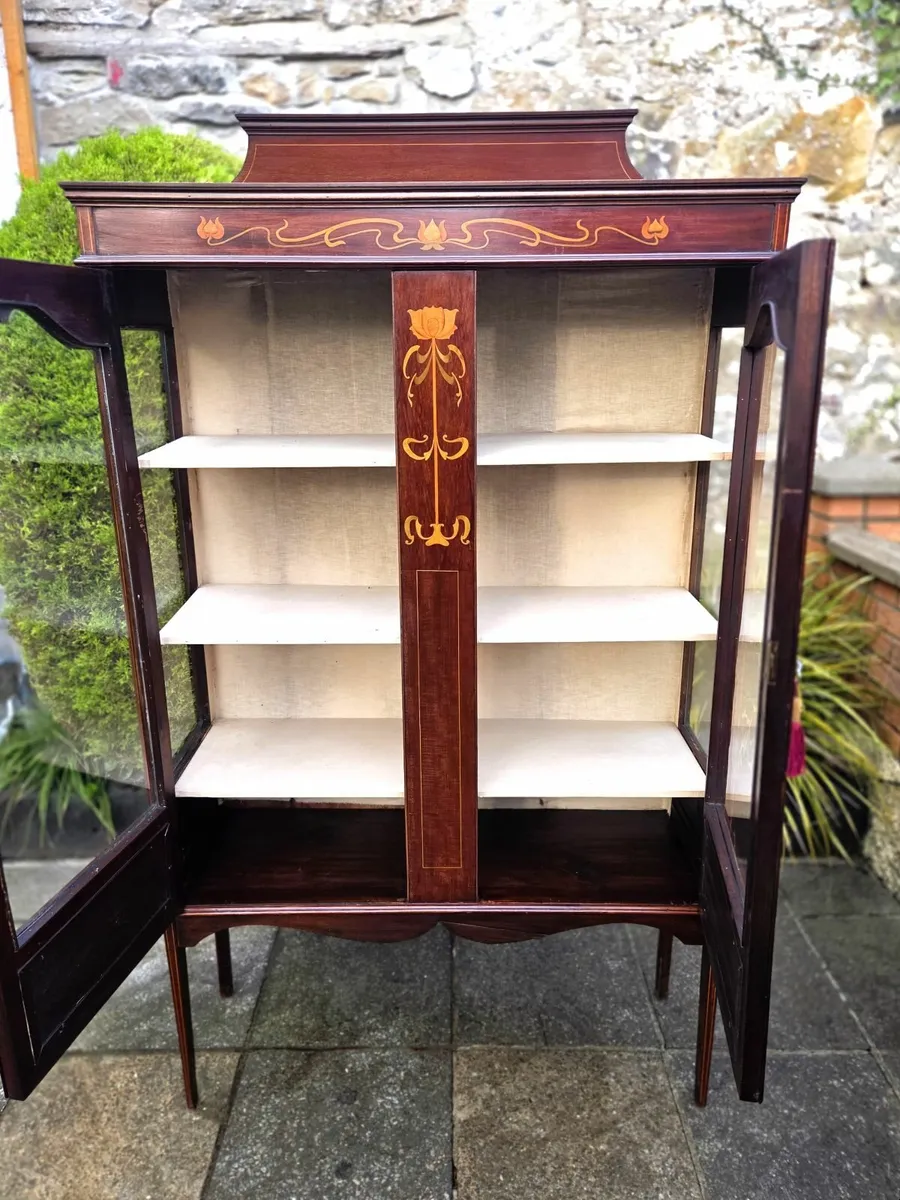 Large Edwardian Display Cabinet- Circa 1905 - Image 3