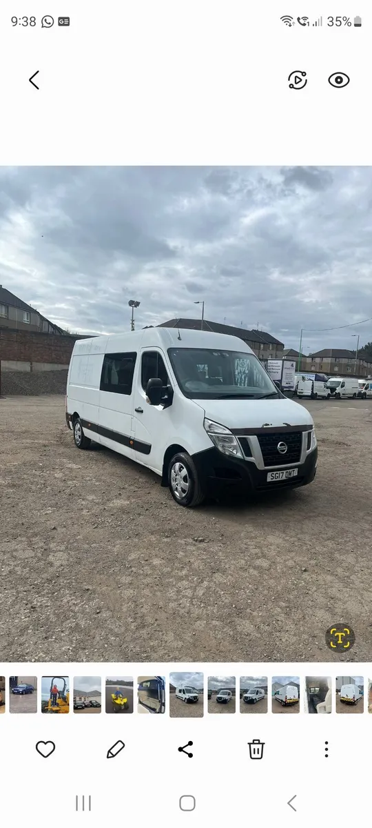 2017 Nissan nv400 7 seater crewcab - Image 1