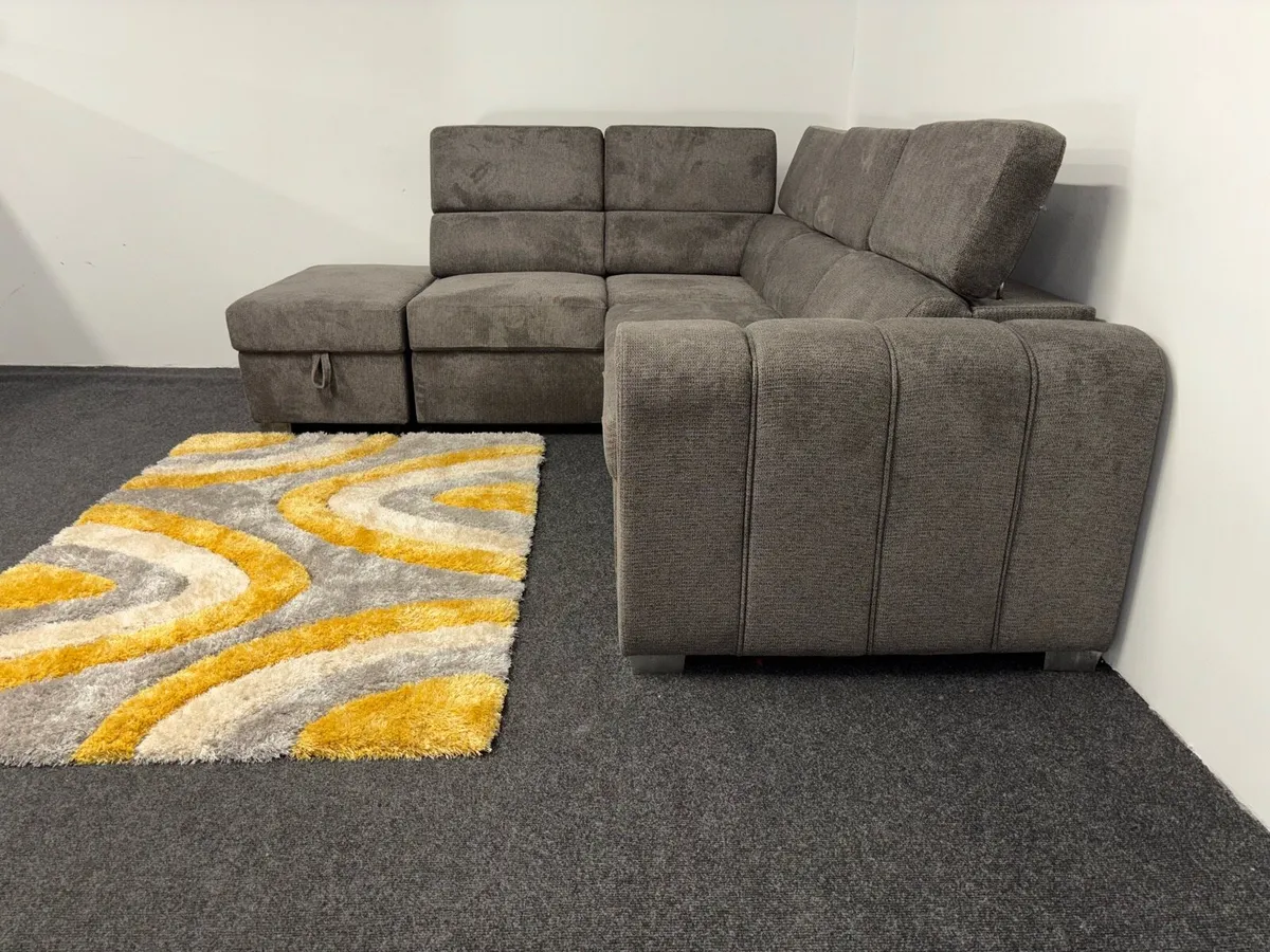 New Grey Fabric Carmen Sofa Beds Now in Stock - Image 2