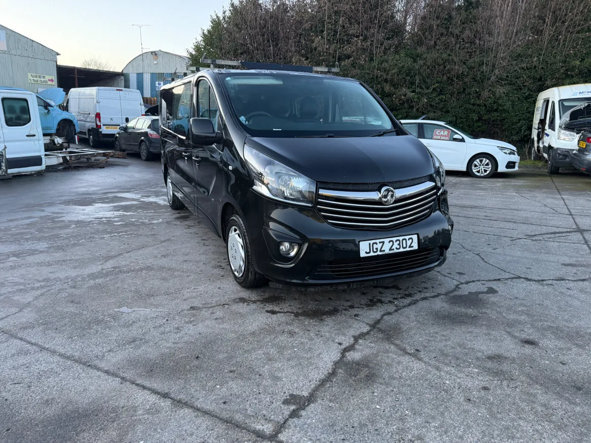 2019 Vauxhall Vivaro 1.6 CDTI crewcab Sport BT SS - Image 1