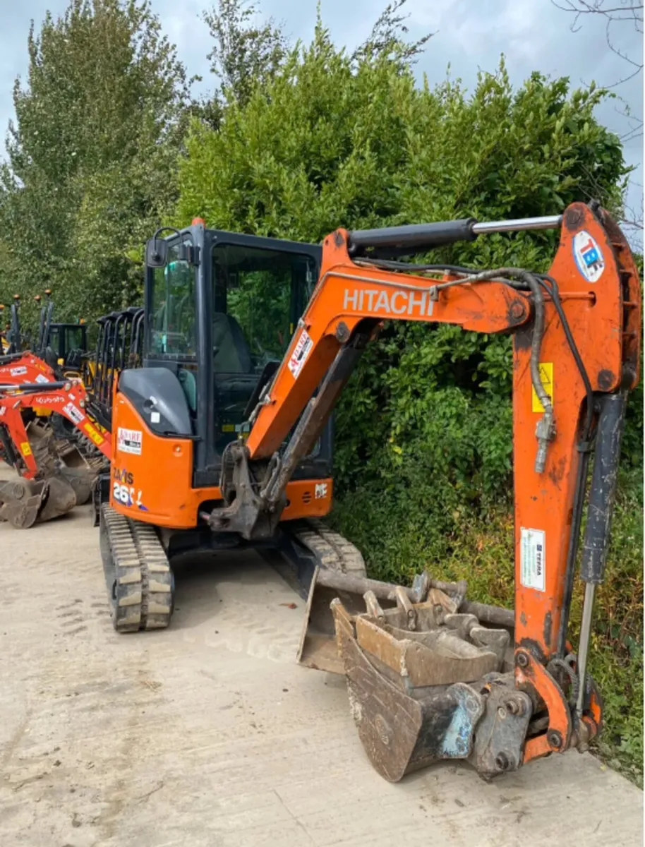 Hitachi Zaxis 26U Mini Excavator For Sale - Image 3