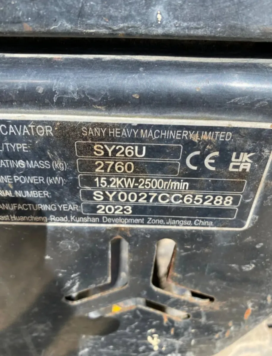 Sany SY26U Mini Excavator For Sale - Image 4