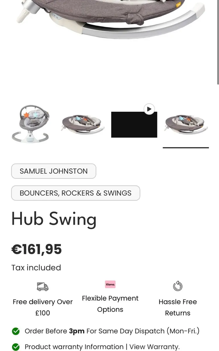 Bababing hub swing brand new in box - Image 4