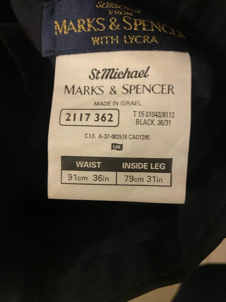 Black Tie Men’s formal suit 44 medium jacket 36/31 - Image 4