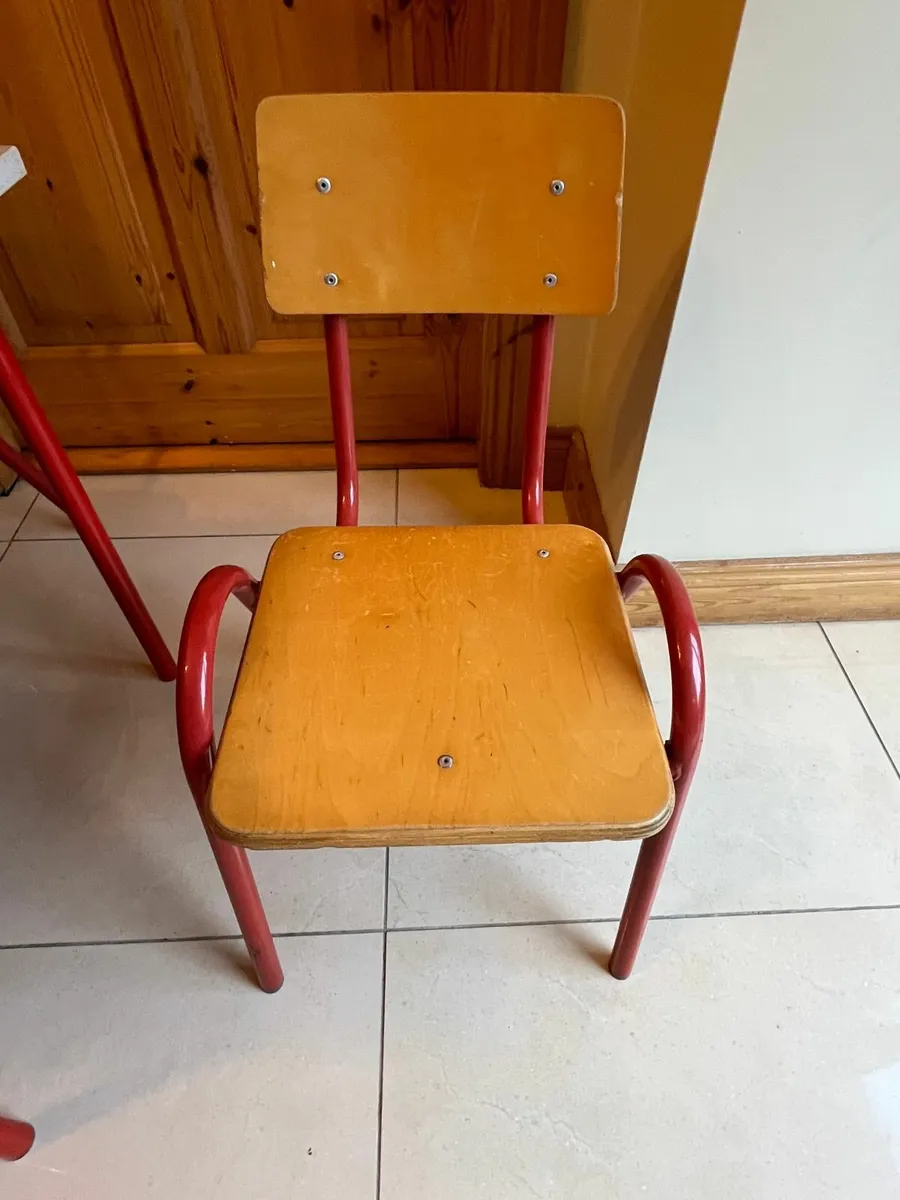 School Table and Chairs - Image 2