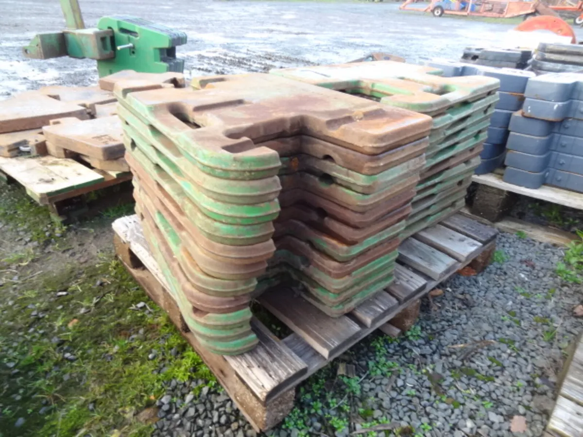 John Deere 50kg Front Tractor Weights - Image 4