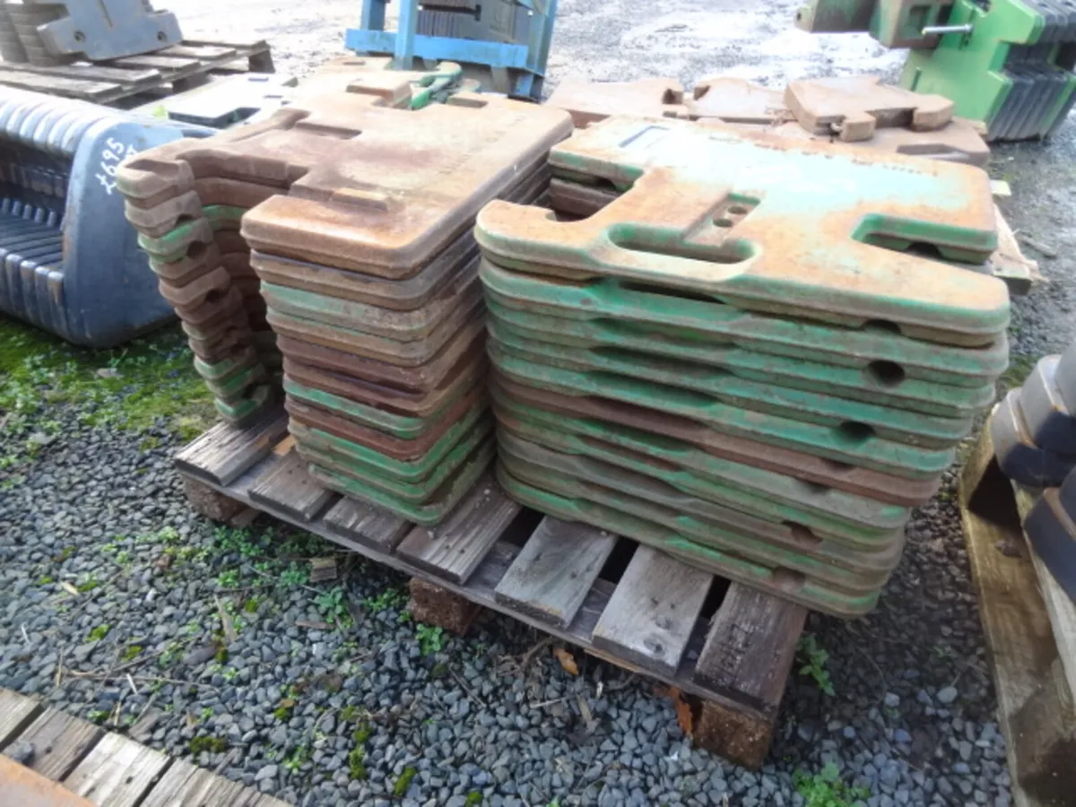 John Deere 50kg Front Tractor Weights - Image 3