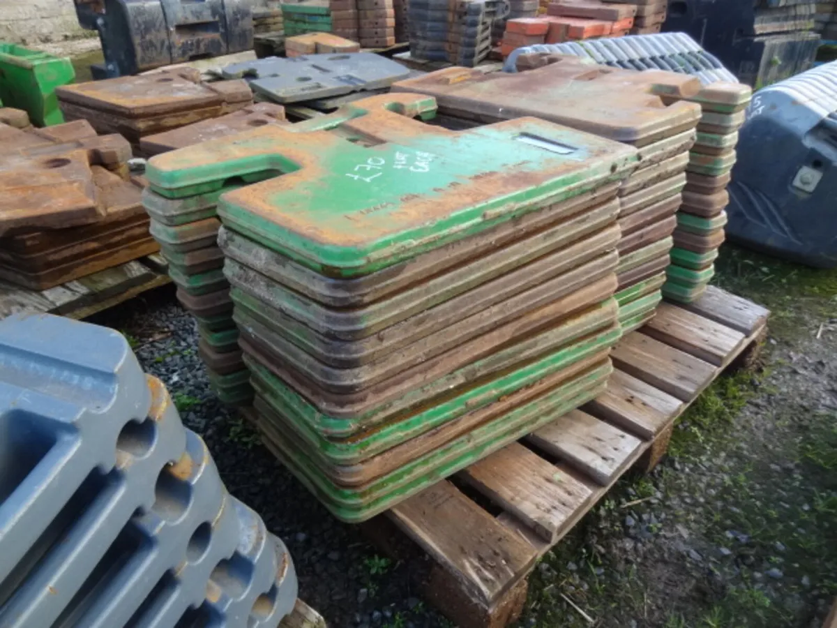John Deere 50kg Front Tractor Weights - Image 2