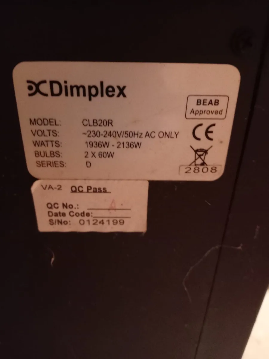 Plug in fire heater - Image 3