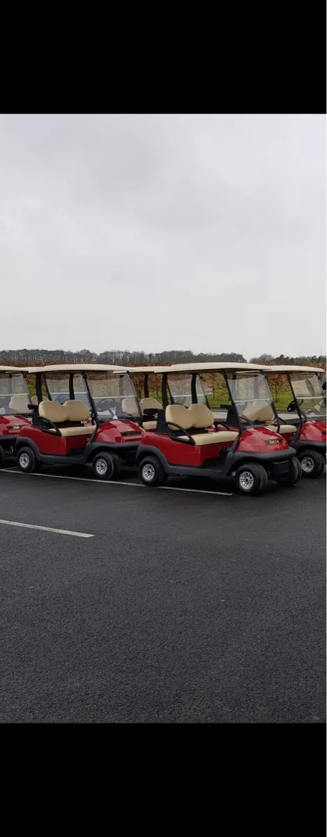 2018 Petrol Club Car Buggies.