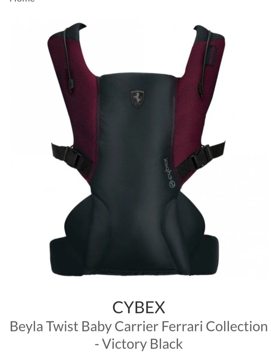 Cybex gold ferrari  baby carrier  BLACK price drop - Image 2