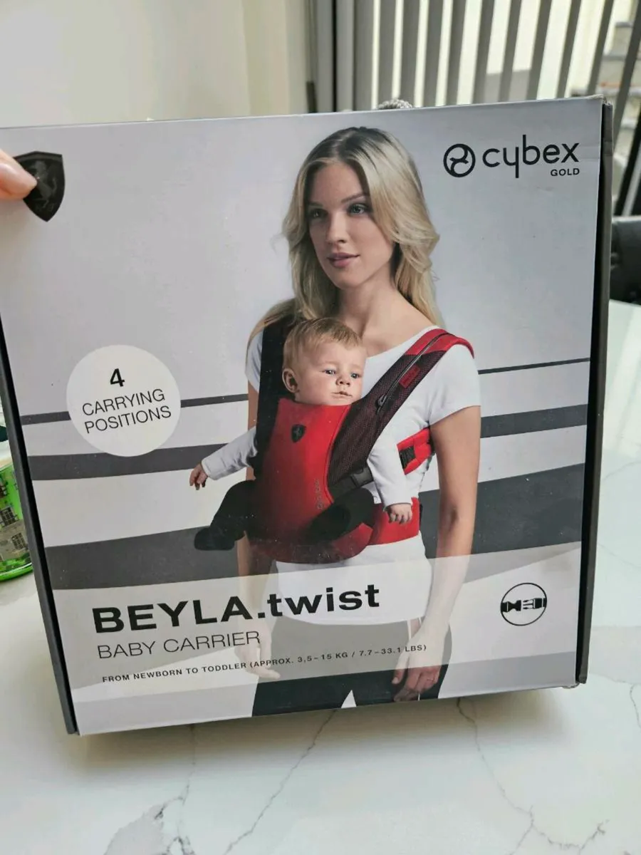Cybex gold ferrari  baby carrier  BLACK price drop - Image 1