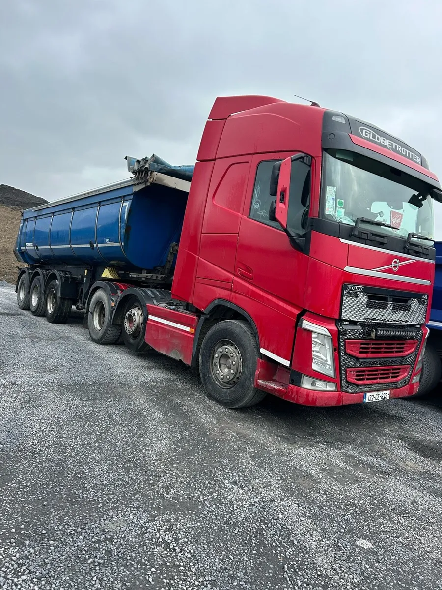VOLVO FH 460+SCHMITZ TIPPER TRAILER - Image 1