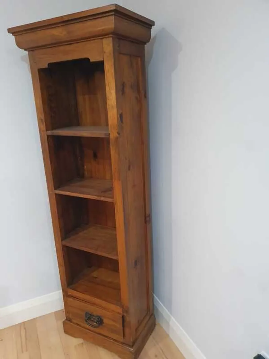 Dark Oak Corner Cabinet - Image 1