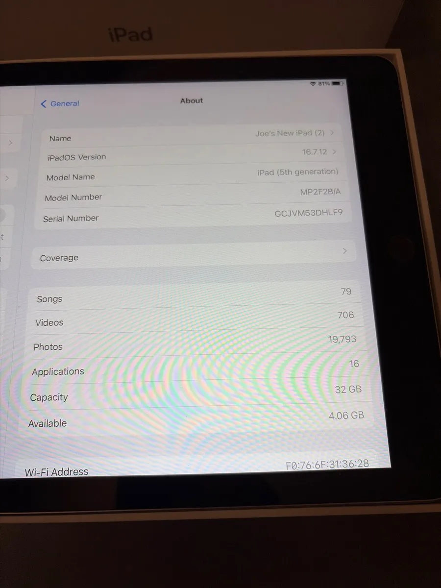 Apple IPad - 5th generation 32gb storage - Image 4