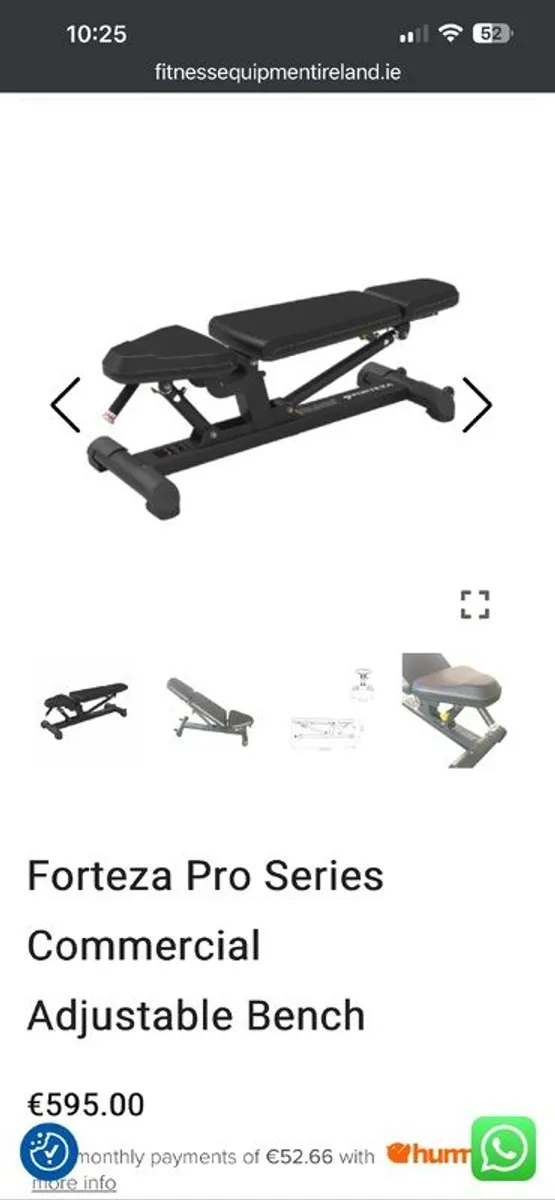 Adjustable Weight Bench - Commercial Grade - Image 1