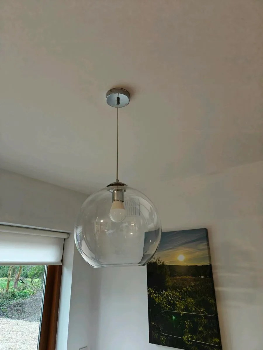 Glass light fitting - Image 1