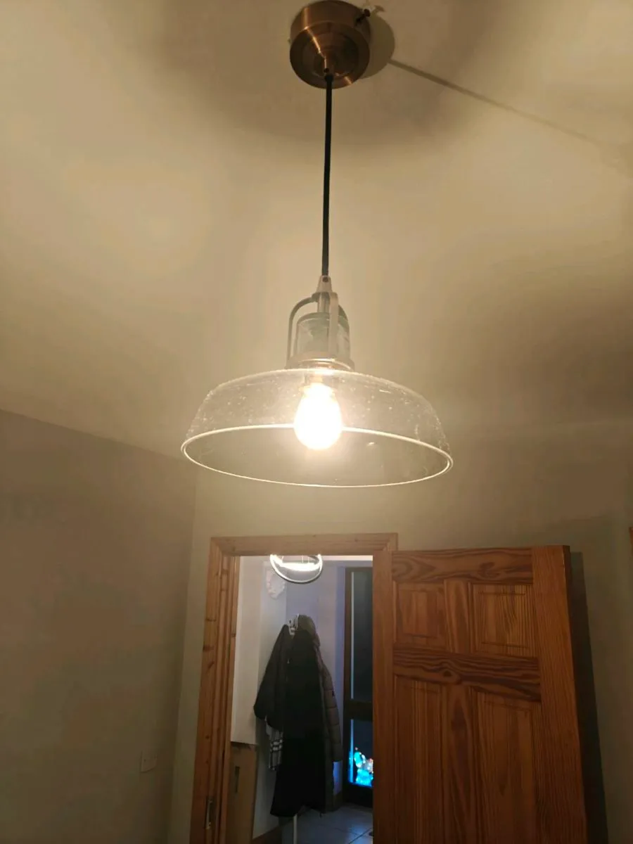 Glass light fitting - Image 1