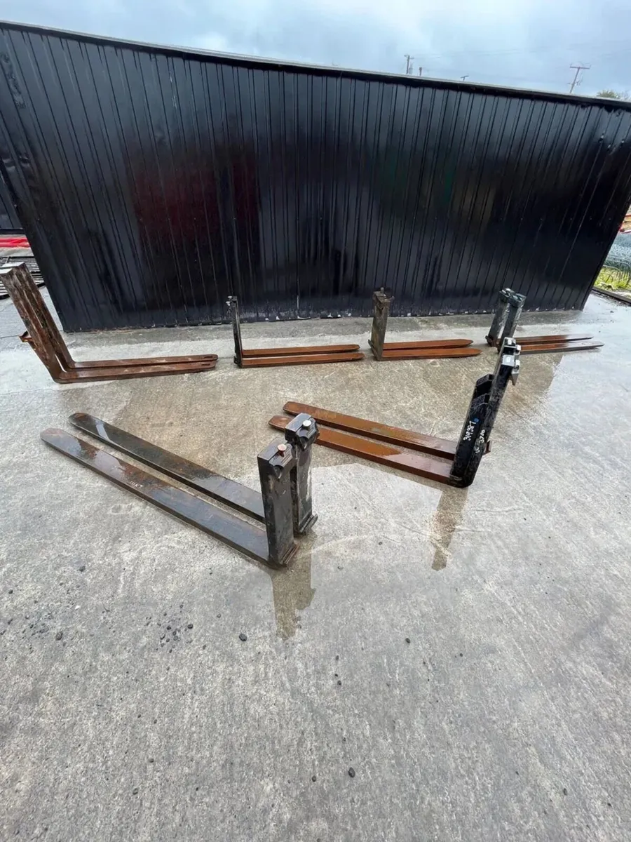 Large Section of Pallet Forks - Image 1