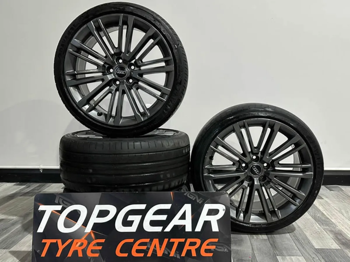 19" GENUINE AUDI A4 B9 Alloy Wheels & Tyres - Image 1