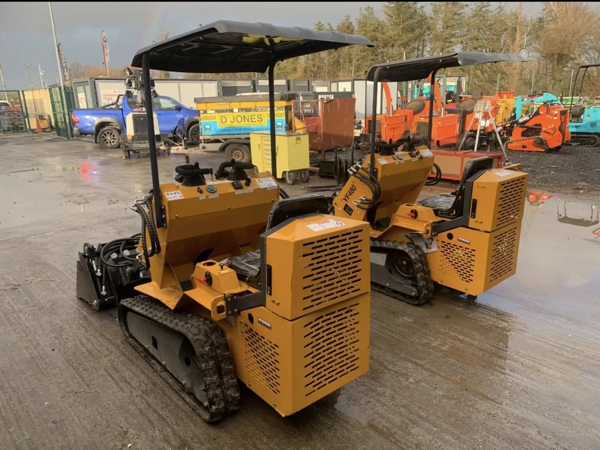 Tracked Pedestrian Skidsteer Loader - Image 4