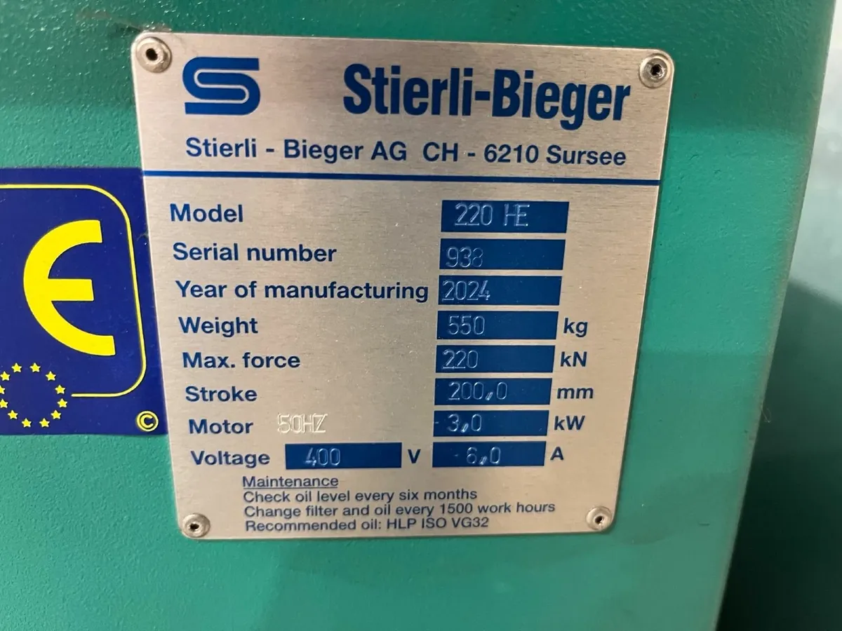 Stierli-Bieger Steel bending machine - Image 3