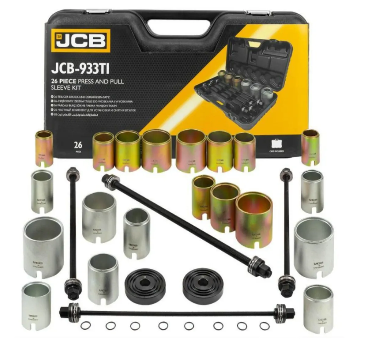 JCB 26 Piece Press and Pull Sleeve Kit - Image 2