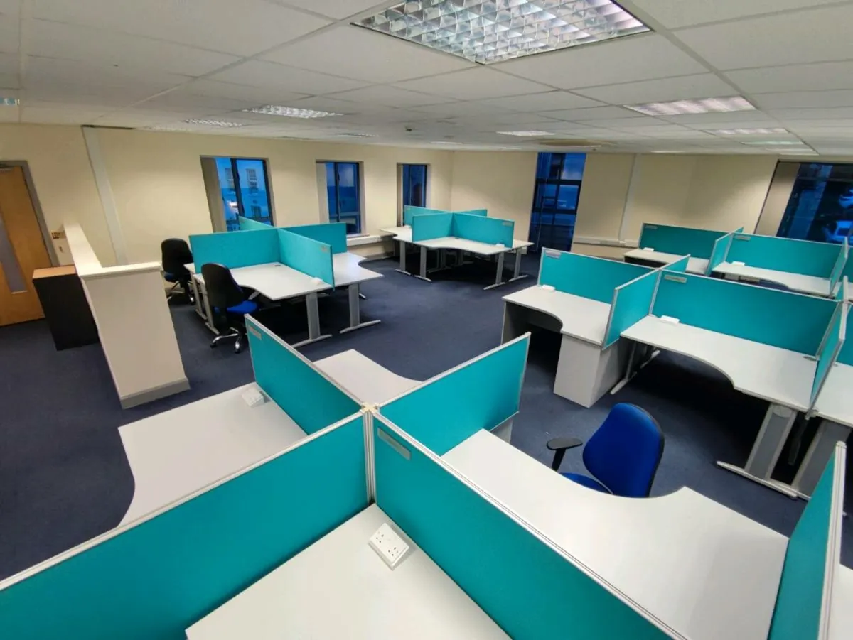 Radial Office Desks excellent condition furniture - Image 1